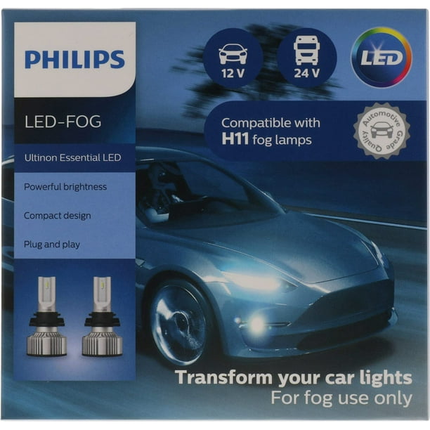 Philips H11 Ultinon LED Fog - Walmart.com