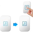 thumbnail image 3 of Doorbell, 300m Waterproof Wireless Outdoor Doorbell, 60 Melodies 5 Volume Levels, LED Flash, for Home, Office, Hotel, 01, 3 of 3
