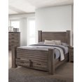 thumbnail image 7 of Transitional Wooden 6pc Bedroom Set Queen Size Bed w Drawers Dresser Mirror 2x Nightstands Chest Bedroom Furniture, 7 of 7