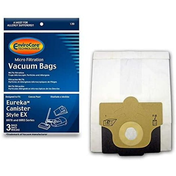 EnviroCare Replacement Micro Filtration Vacuum Cleaner Dust Bags for