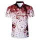 thumbnail image 4 of Camisas de playa con botones para hombre, camisetas hawaianas con estampado 3D novedoso de fuego, camisetas para hombre, camisetas divertidas de manga corta para vacaciones de verano, 4 of 5