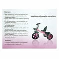 thumbnail image 6 of Wacanda Adjustable Seat Unisex Toddler Tricycle, Red, 6 of 7