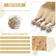thumbnail image 5 of SEGO Micro Loop Real Thick Human Hair Extensions 100 Strands Invisible Micro Ring Beads Remy Thick Hair, 5 of 8