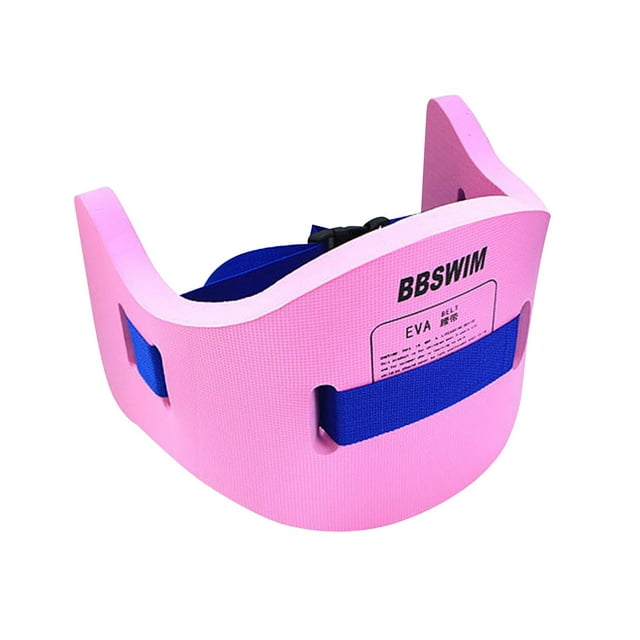 Almencla Swimming Belt Beginners Buoyancy Board Lightweight Swim Training Belt Device M Pink