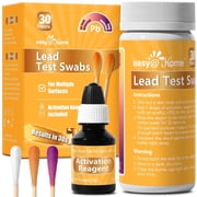 Easy@Home Lead Test Kit  30 Rapid Swabs, 30-Second Results  Surface Lead Screen for Painted Walls, Woodwork, Cabinets, Furniture, Toys, Dishes & Exposed Plumbing