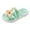 Green, variant on Sandals Ki'ds G'irls Slide Sandals Sparkly Ki'ds Summer Slippers Slip On for Outdoor Beach Pool Shower Shoes Beige,13