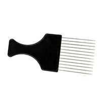 yotijay Curly Hair Pick Combs for African American Hairdressing Detangle Braid Hair Styling Fist Hair Pick to Wash and Quick-Drying Type 1