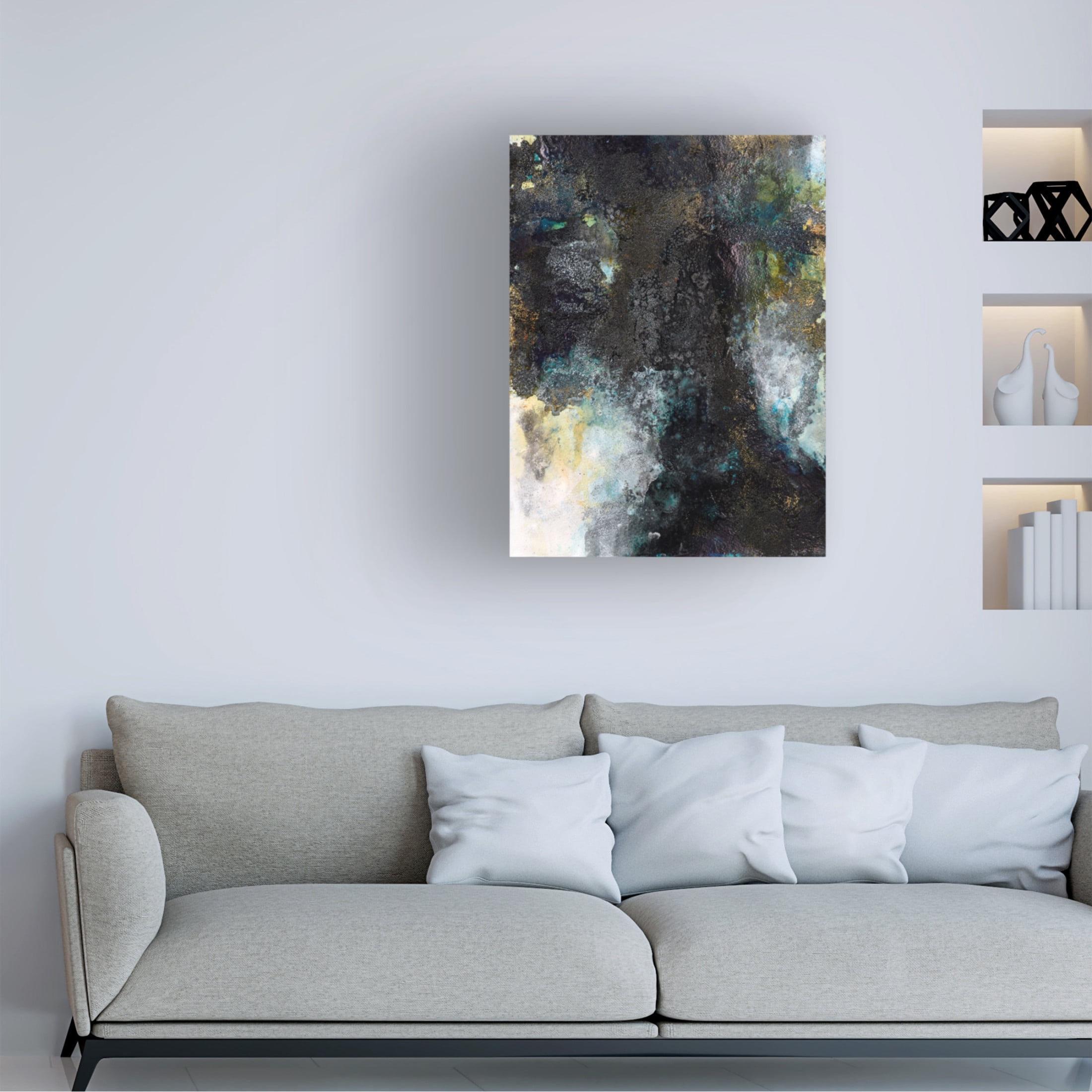Canvas Wall Art - Deb Chaney 'Reaching For Gods Love' Wall Art for Living Room, Bedroom, or Office Décor by Trademark Fine Art - 24 x 32 Inches
