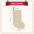 thumbnail image 3 of Wukai Corgi Dog Print Christmas Stockings 18" Christmas Stocking Snowman Burlap Plaid Xmas Stocking Holiday Christmas Decoration Gifts for Family Kids, 3 of 7