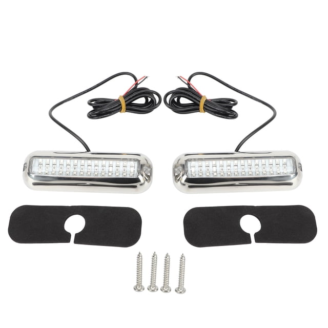 Underwater Fishing Night Light,2pcs 42LED Boat Transom Marine Underwater Light Underwater Boat Light Dependable Performance