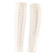 thumbnail image 4 of Calentadores de piernas para mujer, de punto, para invierno, para otoño, para botas, calcetines cálidos sin pies. Blanco, 4 of 9