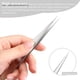 thumbnail image 3 of 6 Piezas Pinzas de Extensión de Pestañas Juego de Pinzas de Pestañas Pinzas de Punta Recta y Curva de Acero Inoxidable Pinzas de Cejas de Precisión Pinzas para Cabello de Cejas, 3 of 5