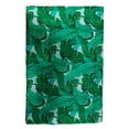 thumbnail image 3 of ColorFull House Indian Cotton Kantha Quilt, Green Tropical Leaf Pattern Design Kantha Gudri,Bedspread,Bedsheet,Throw Blanket Size ( Single 60" x 90" ), 3 of 5