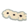 thumbnail image 1 of Injueey Alfombra de baño redonda suave y gruesa, alfombrillas de ducha cómodas y antideslizantes para el fondo interior de la ducha Juegos de accesorios de baño azul 45X100cm, 1 of 6
