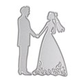 thumbnail image 2 of Cuadros Decorativos Troqueles de corte de boda de novio de novia de Metal plantillas para álbum de recortes DIY, 2 of 6