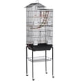 thumbnail image 5 of Alden Design 62.4"H Metal Rolling Mid-Size Bird Cage with Detachable Stand, Black, 5 of 12