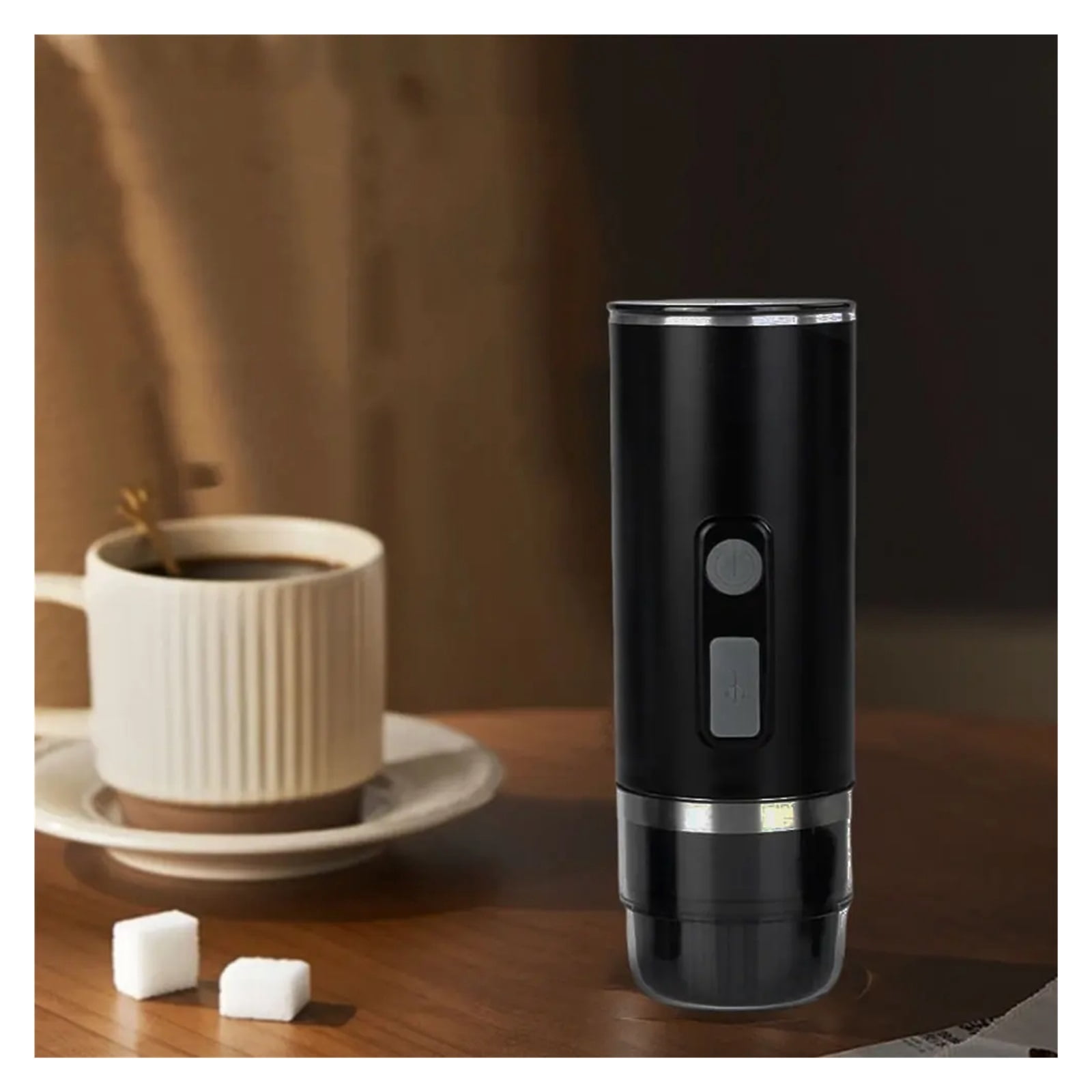 3-in-1 Portable Italian Espresso Machine Fast Char Travel Coffee Maker Fit For Capsule/Powder For Camping ,Portable
