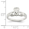 thumbnail image 2 of 925 Sterling Silver Claddagh Ring, 2 of 2