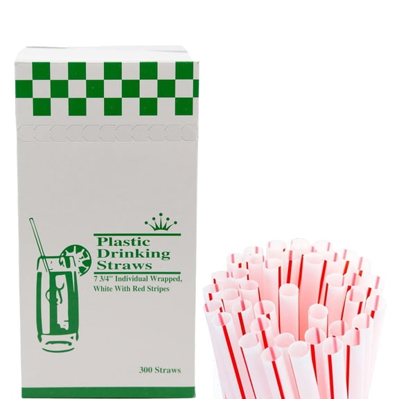 Nicole Fantani represent Individually Wrapped Durable Beverage Drinking Straws 8" |300 count