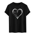 thumbnail image 3 of hotojiny Valentine's Day Shirts for Men Fashion Crew Neck Loose Tshirt Summer Short Sleeve Graphic Tops for Casual Work, 3 of 4