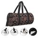thumbnail image 3 of Fotbe Retro Floral Bolsa Deportiva de Lona Plegable con Estampado, Bolsa de Gimnasio con Bolsillo Seco/Húmedo, Bolsa de Viaje Ultraligera de Gran Capacidad, 3 of 6