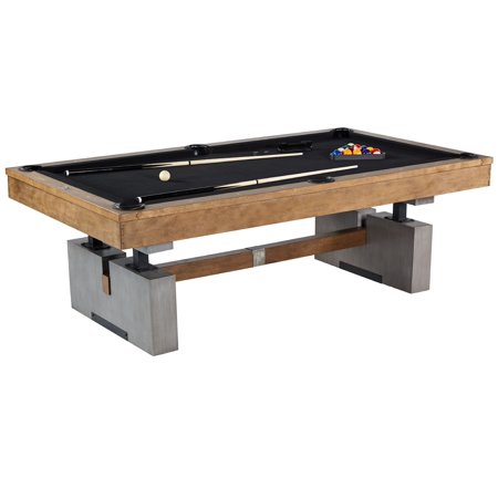 Barrington 96  Tribeca Collection Pool Table with Cue Set and Accessory Kit  Black Cloth (Box 1 of 2)