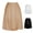 Nude, variant on Valair Classic Short and Long Half Slip Skirt for Ladies and Girls - Slight Flair - Anti Static - Ranges 14" To 34" Length