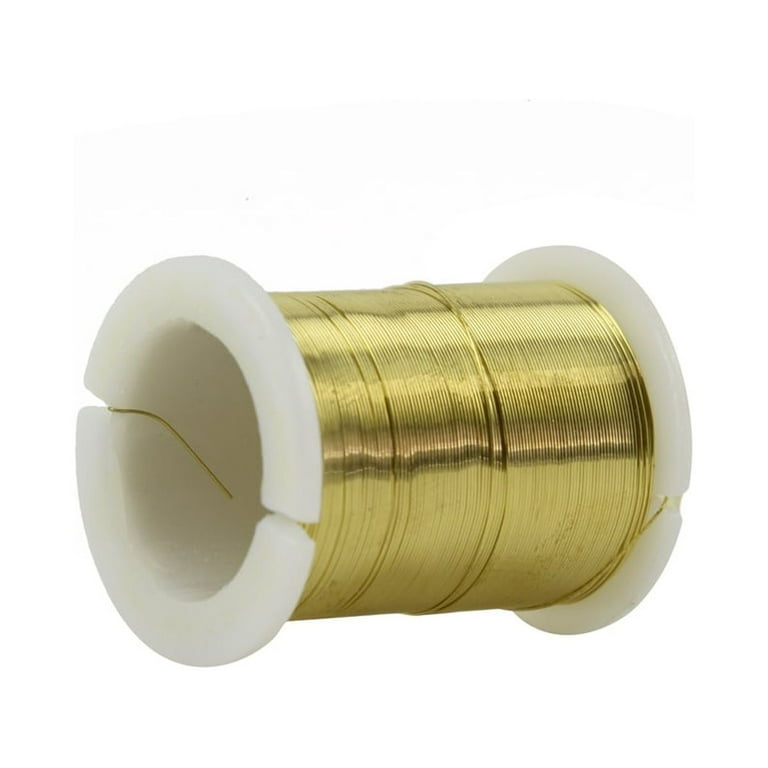 Bare 28 Gauge Gold Round Hobby Sew Wire Dead Soft Jewelry Wrap Art Craft Repair Bare 28 Gauge Gold Round Hobby Sew Wire Dead Soft Jewelry Wrap Art Craft Repair