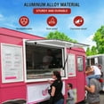 thumbnail image 5 of Acekid 36"x36" Concession Window, Aluminum Alloy Food Truck Service Window with Awning Door & Drag Hook, Up to 85 Degrees Stand Serving Window, 5 of 7