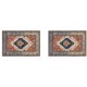 thumbnail image 1 of 2X Estera de Puerta Interior Alfombrilla Interior Retro, Puerta Delantera Antideslizante Felpudos de Entrada Suaves Y Absorbentes Rápidos, Resistencia Una la Suciedad del Polvo, 1 of 5