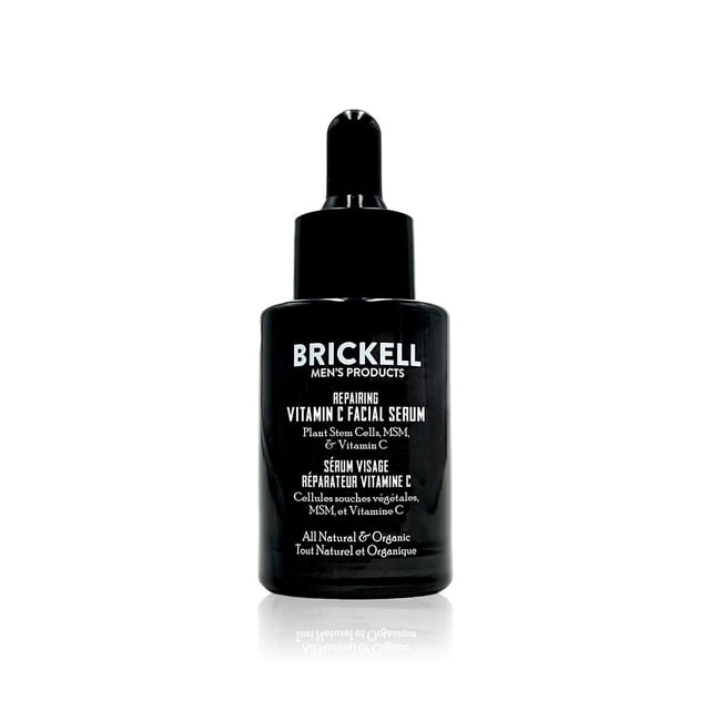 Sérum antienvejecimiento con vitamina C Brickell para hombre, 30 ml, sin perfume