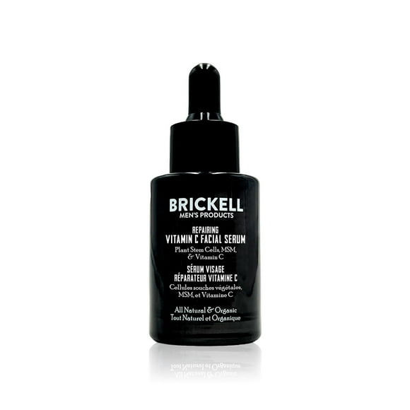 Sérum antienvejecimiento de vitamina C Brickell para hombre, 30 ml, para rostro