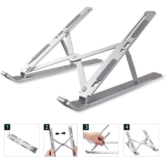 Amzboy 18.5" Laptop Stand, Adjustable Heat Dissipation Branket Laptop Holder