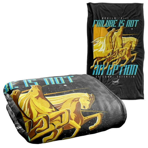 Nasa Apollo 13 Horses Silky Touch Super Soft Throw Blanket 36" x 58"