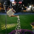 thumbnail image 1 of Luz llevada solar al aire libre de la regadera, luces del jardín con el gancho para la decoración al aire libre del jardín del balcón del patio, 1 of 5