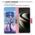 thumbnail image 3 of Designed for Samsung Galaxy S22 Ultra 5G, Allytech Wallet PU Leather Card Slots Kickstand Flip Case Impact Resistant Protective Magnetic Closure Case for Galaxy S22 Ultra 6.8", Love Tree, 3 of 5