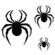 thumbnail image 3 of 12 Uds Halloween Araña Aterradora Ventanas Pegatina PVC para Fiesta en Casa, 3 of 5