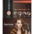 thumbnail image 4 of Automatic Curling Iron, Taotique Professional Auto Hair Curler with 4 Temperature, Shut-Off, Anti-Scald, Anti-Tangle Rotating Curling Wand for Hair Styling, 4 of 10