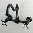 thumbnail image 2 of Kingston Brass KS1245BEX Essex Wall Mount Bridge Kitchen Faucet, Oil Rubbed Bronze, 2 of 2