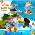 thumbnail image 2 of Arm Float Rings for Kids with Anti Fog Adjustable Kid's Swimming Goggles PVC Inflatable Arm Bands Toddler Children Swimming Gear Arm Swimming Ring, 2 of 7