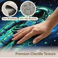 thumbnail image 6 of ODIKA 8'x10' Washable Area Rug Durable, Non-Slip Galaxy Star Design With Cosmic Nebula Border Space Astronaut Refined Structured for Living Room, Under Sectional, Family, 6 of 7