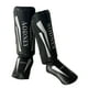 thumbnail image 1 of Espinilleras para Muay Thai, equipo de entrenamiento, protector de espinillas para MMA, protectores de piernas para M negro, 1 of 8