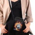 thumbnail image 4 of HELLHERO with Zipper Crossbody Sling Bag, Polyester Women Shoulder Bag for Adult, FlameWaterBall, 4 of 7