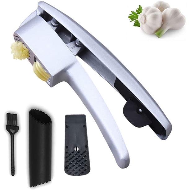 Presse-ail Professionnel En Aluminium Robuste - Longueur 19 Cm - Couleurs Vives - Facile à Nettoyer