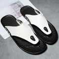 thumbnail image 7 of HAOTAGS Mens Flip Flop Sandals Beach Slippers Non-Slip Casual Summer Shoes White Size 10, 7 of 7
