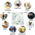 thumbnail image 4 of Dreamtimes Stylish Eucalyptus Leaves Pattern Soft Absorbent Hand Towel, Guest Decor Towel for Bathroom, Hotel, Kitchen, Gym and Spa(16" x 30"), 4 of 5