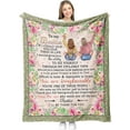 thumbnail image 1 of LHSHID Bestie Gifts to My Bestie Blanket Birthday Gifts for Women Bestie Sister Teen Girls Long Distance Friendship Gift Christmas or Valentines Gift for Her Throw Blankets 40x50in, 1 of 5