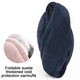 thumbnail image 3 of Orejeras de forro polar de felpa de piel sintética suave y elegante ajustable detrás de la cabeza, 3 of 5
