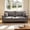 Gray-01, variant on Anpport Corduroy Sofa, 80.5" Oversized Deepseat Loveseat for Living Room, Gray