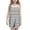 White, variant on Juslio Girl Dresses Casual Sleeveless Pockets Summer Beach A-line Knee Length Black Halter Dress